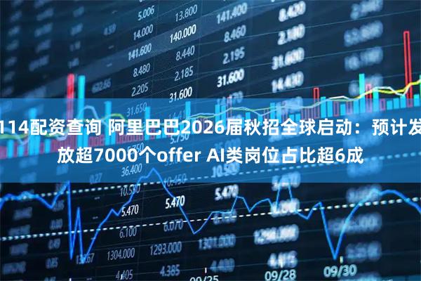 114配资查询 阿里巴巴2026届秋招全球启动：预计发放超7000个offer AI类岗位占比超6成
