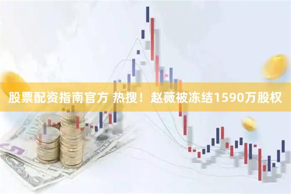 股票配资指南官方 热搜！赵薇被冻结1590万股权